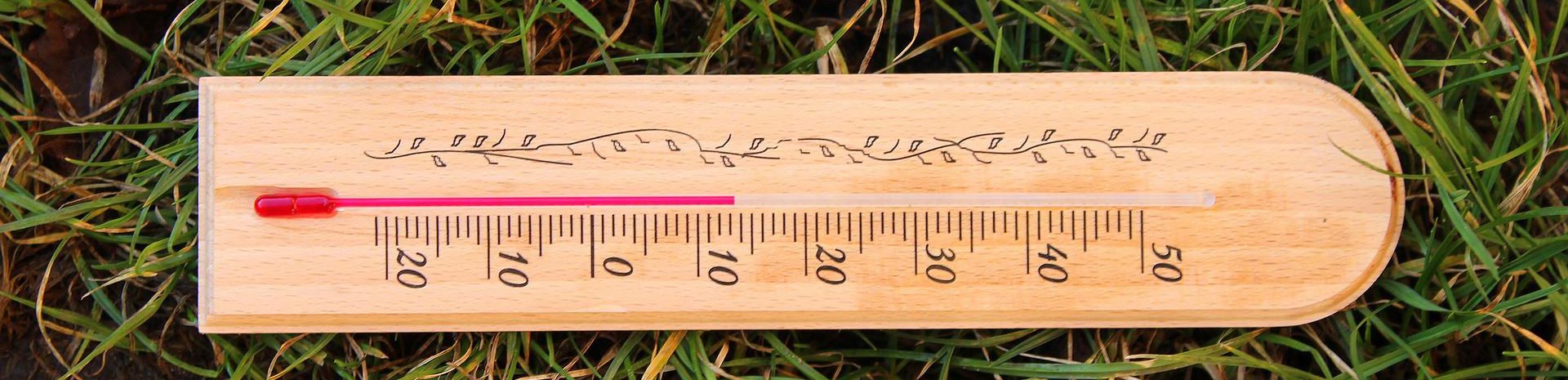 Aké sú teploty jednotlivých povrchov v záhrade